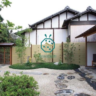 Simulated Bamboo Stick Fence for The Construction of Rural Roads